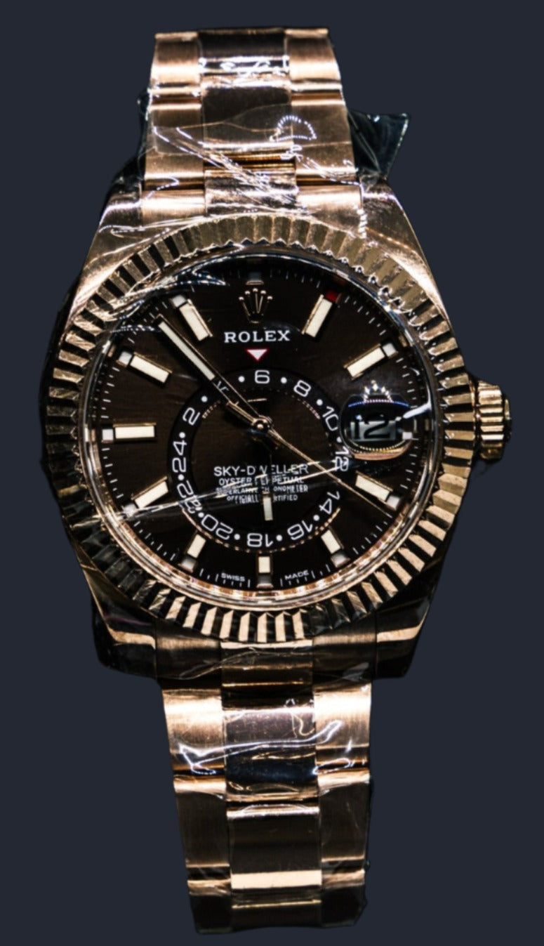 Rolex Skydweller - Rose Gold Chocolate Dial