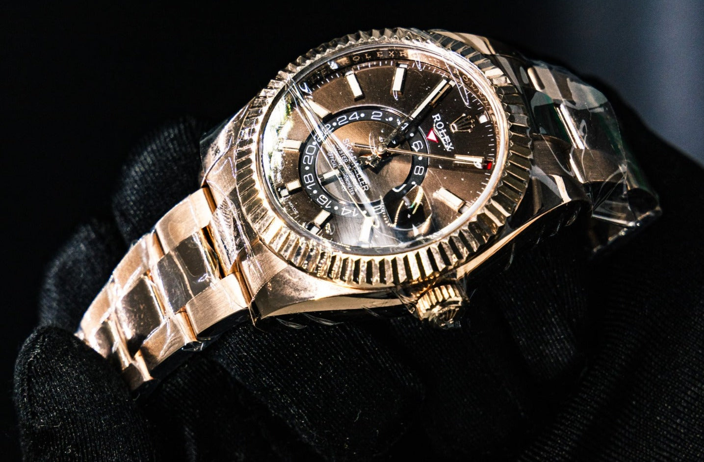 Rolex Skydweller - Rose Gold Chocolate Dial