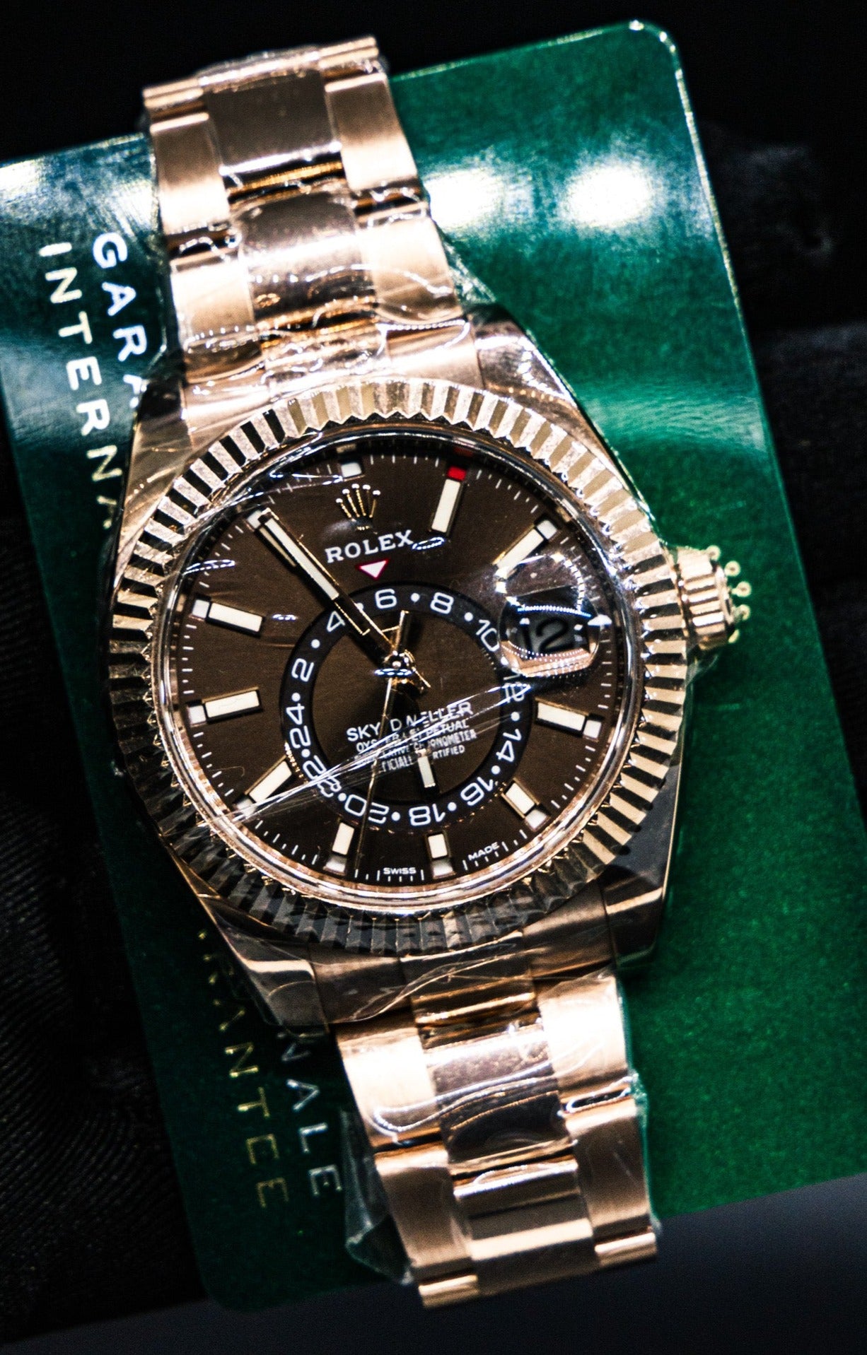 Rolex Skydweller - Rose Gold Chocolate Dial